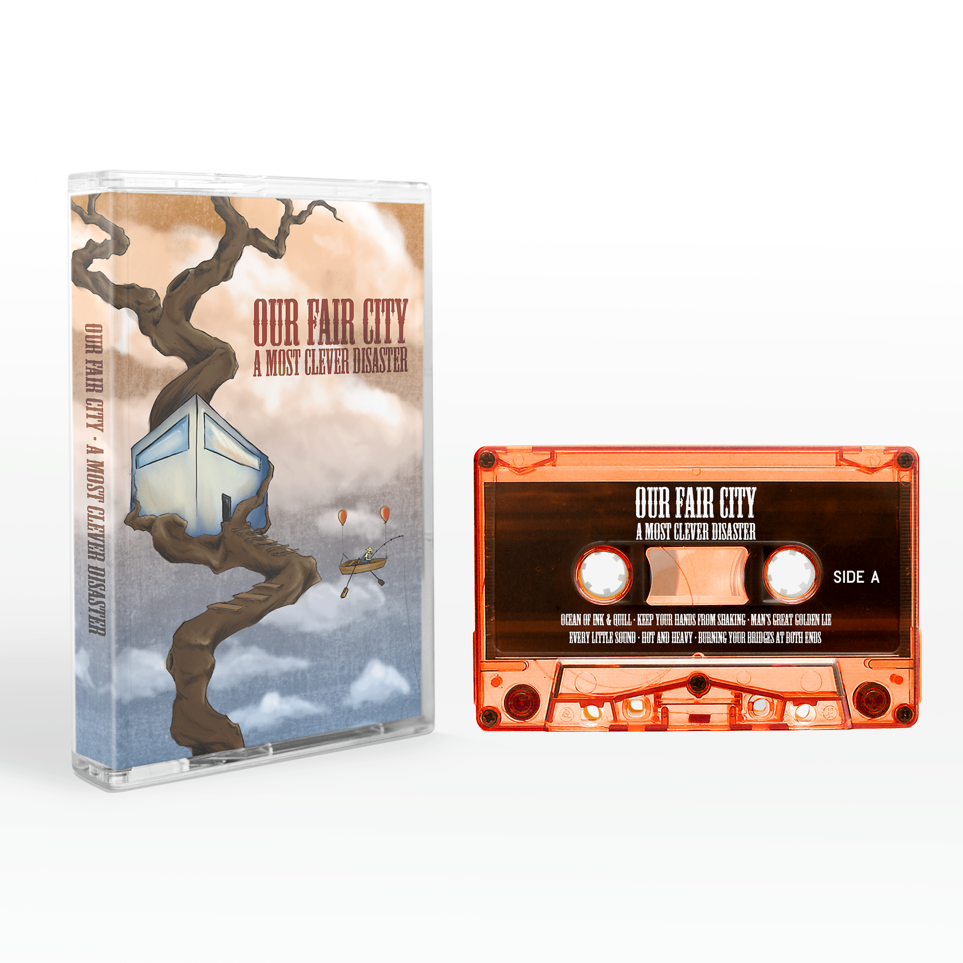 A Most Clever Disaster Cassette (Orange Tint)